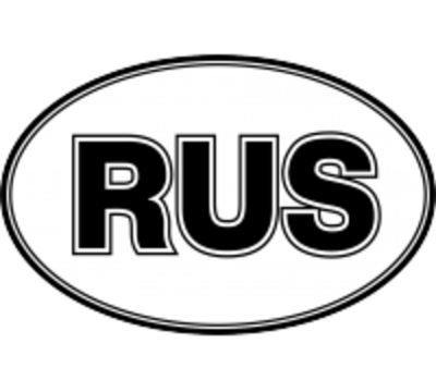 47065 Наклейка "Rus"