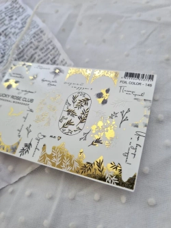 Lucky Rose Слайдеры наклейки для ногтей Foil 145