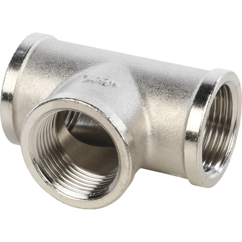 Тройник 40 (1 1/2") ввв никель