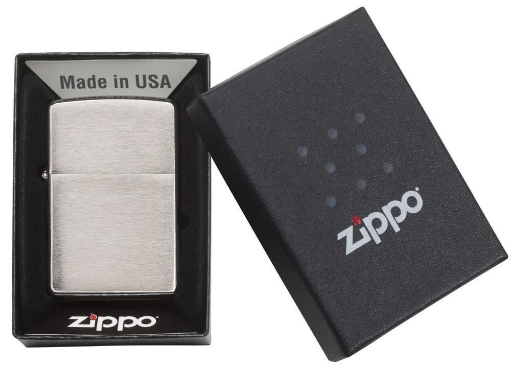 Зажигалка 200 Zippo Classic Brushed Chrome