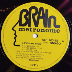 Винтажная виниловая пластинка LP Scorpions Lonesome Crow (Japan 1976) (No Obi) Leave Me