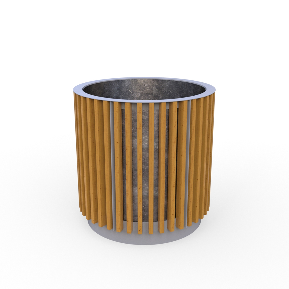 Вазон Барселона круглый