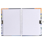 Блокнот детский Basir на замке, формат А6, серия "Космос", переплет 7БЦ, 18*13 см, 48 листов, ассорти