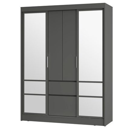 Шкаф-купе Симпл ШКК-06 графит