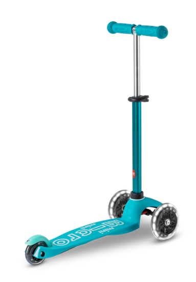 Самокат Mini Micro Deluxe LED Аква