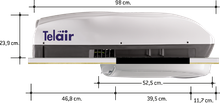 Автокондиционер Telair DUALCLIMA 8400H