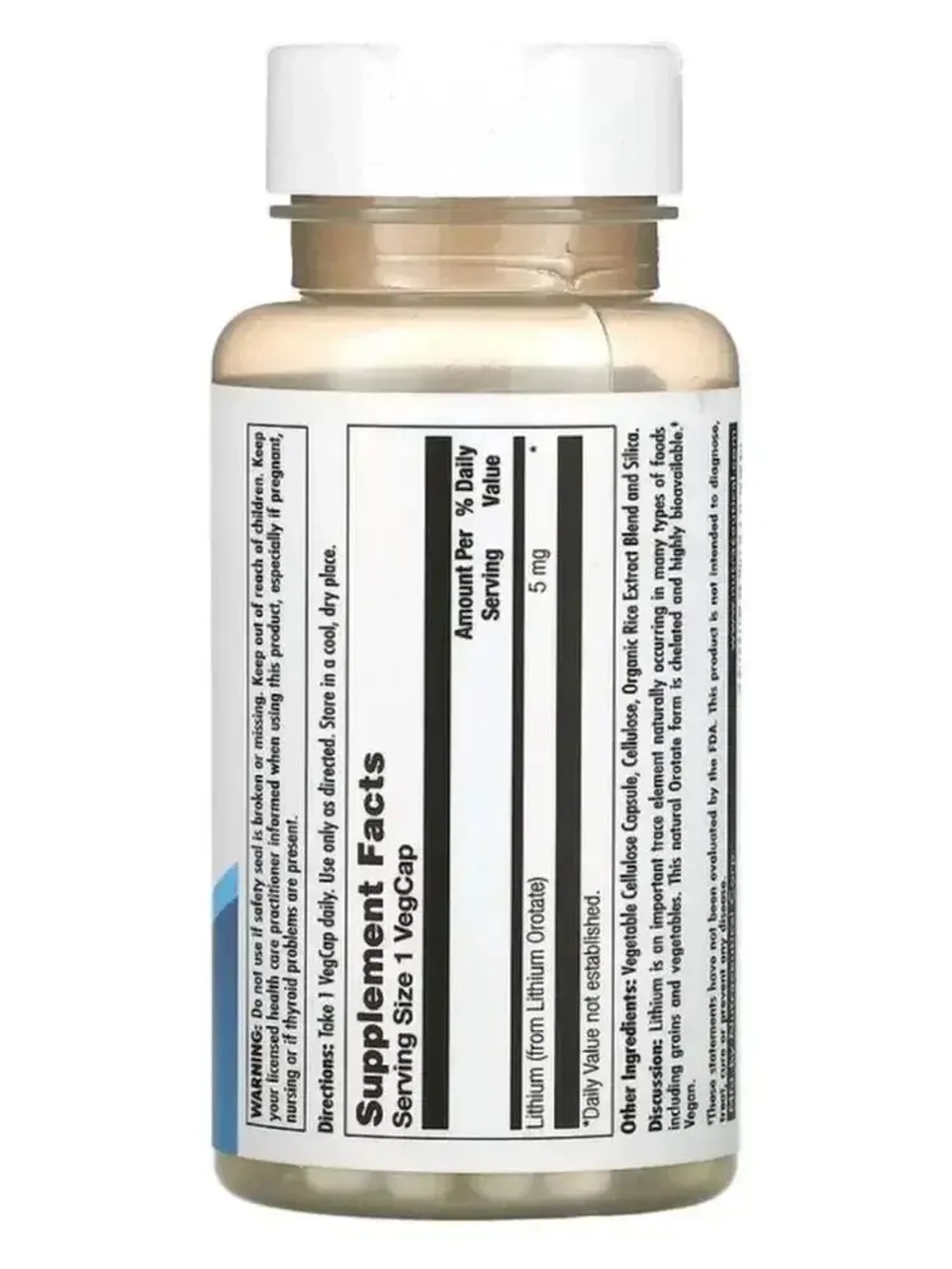 Витамины KAL Lithium Orotate 60 капсул