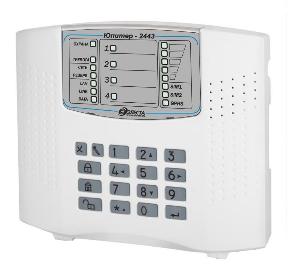 Юпитер 2443 (4 IP/GPRS) Устройство оконечное объектовое