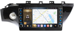Магнитола для KIA Rio 4, Rio X-Line 2017-2020 (рамка 10" с кнопкой) - Carmedia OL-1742-2 (кнопки и крутилки), Android 12, TS10, CarPlay, 4G SIM-слот