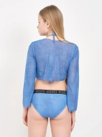 купальник раздельный 3 в 1 спортивный с топом парео