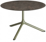 Столик ламинированный кофейный Scab Design Tripe Maxi, оливковый, кортен