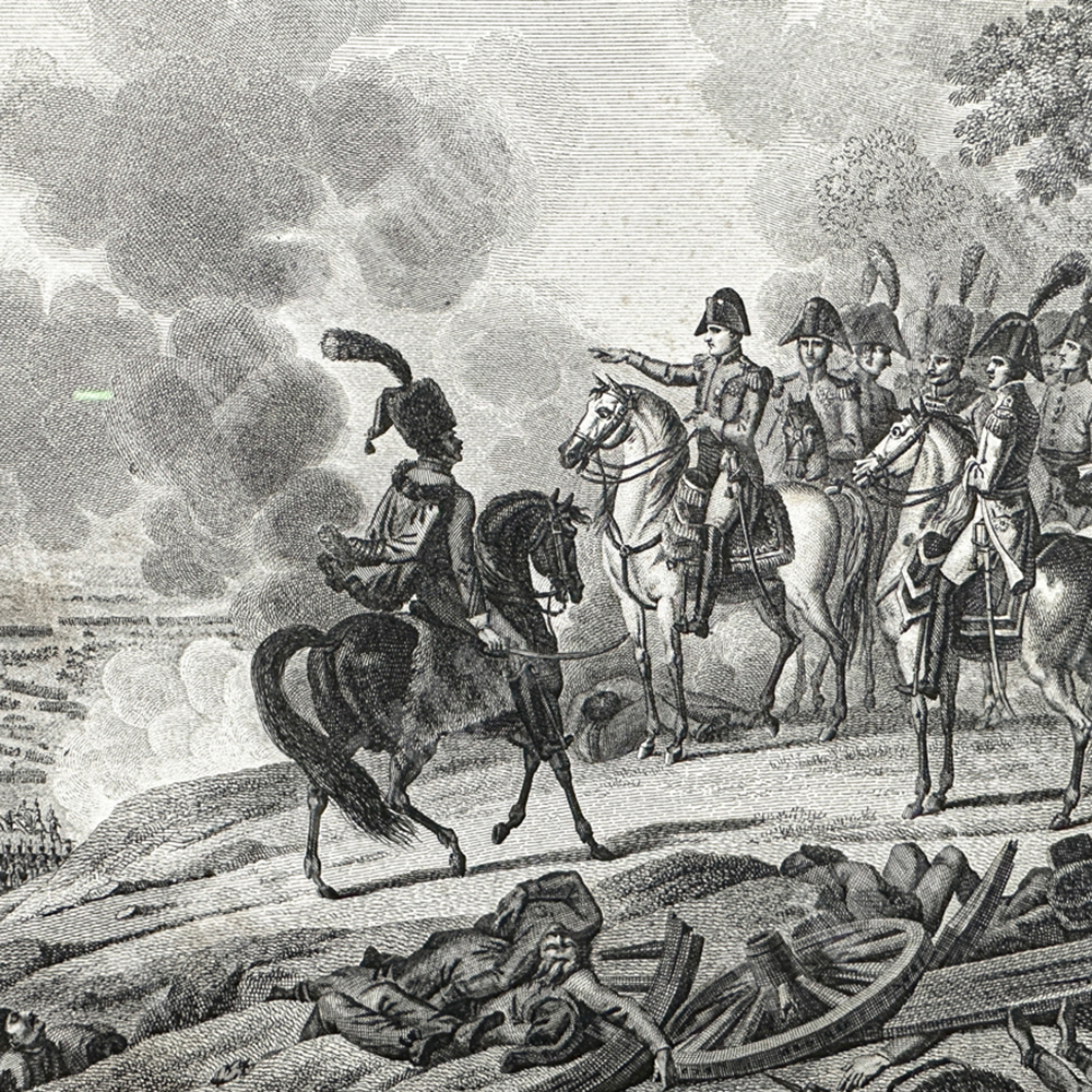 Гравюра Главная битва при Москве. Bataille de la Moskowa livrée le 7 septembre 1812