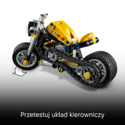 Конструктор LEGO Technic 42225 Жёлтый мотоцикл арт. 42225 151 дет — фото 13