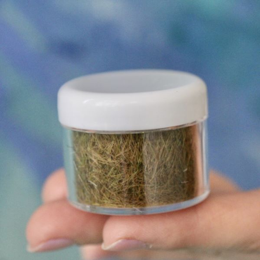 Флок оливковый (пожухлая трава)