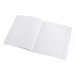 Тетрадь 12л., клетка, Alingar, скрепка, блок офсет, 100% белизна, мелованный картон (стандарт), "Пончики"