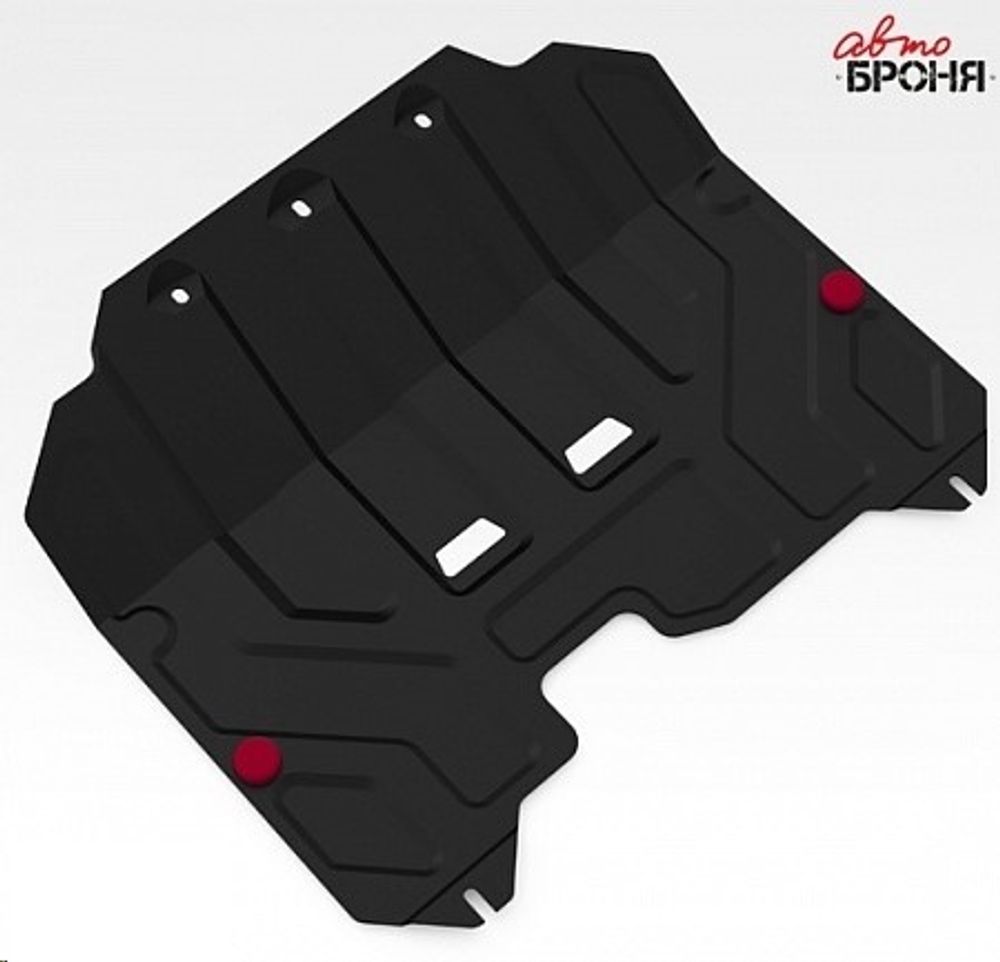 Защита картера Хендай ix35 с 2010-2015 г., КИА Sportage V- все c 2010-2016 г. (АвтоБроня)