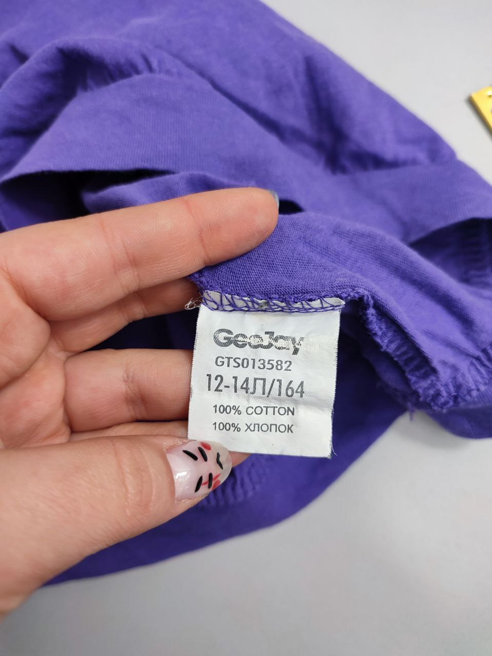 Футболка Gloria Jeans фиолетовая 12-14 лет