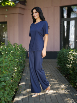 Костюм медицинский женский | Бл-385+Б-137 либерти люкс