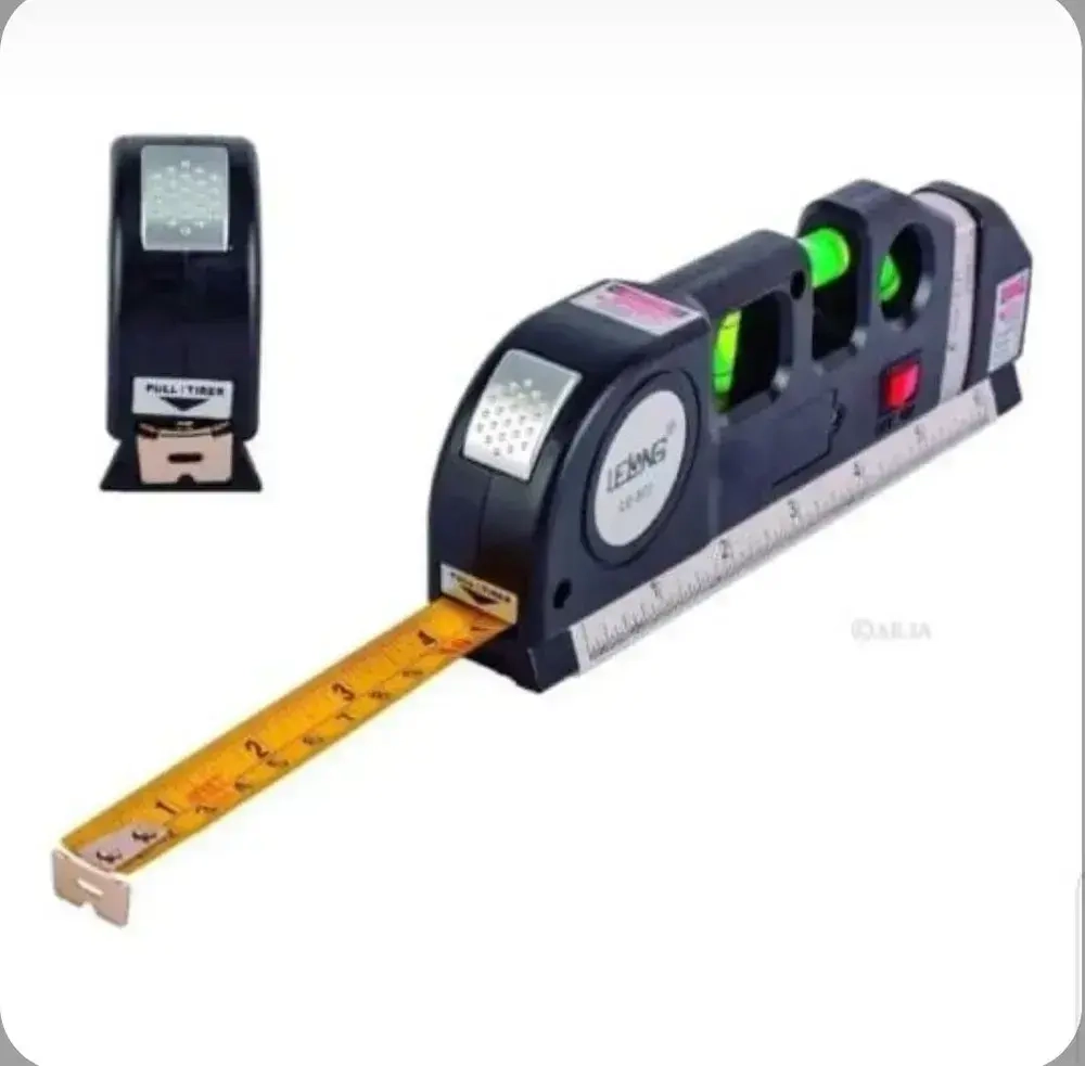 Многофункциональный лазерный уровень с линейкой и рулеткой