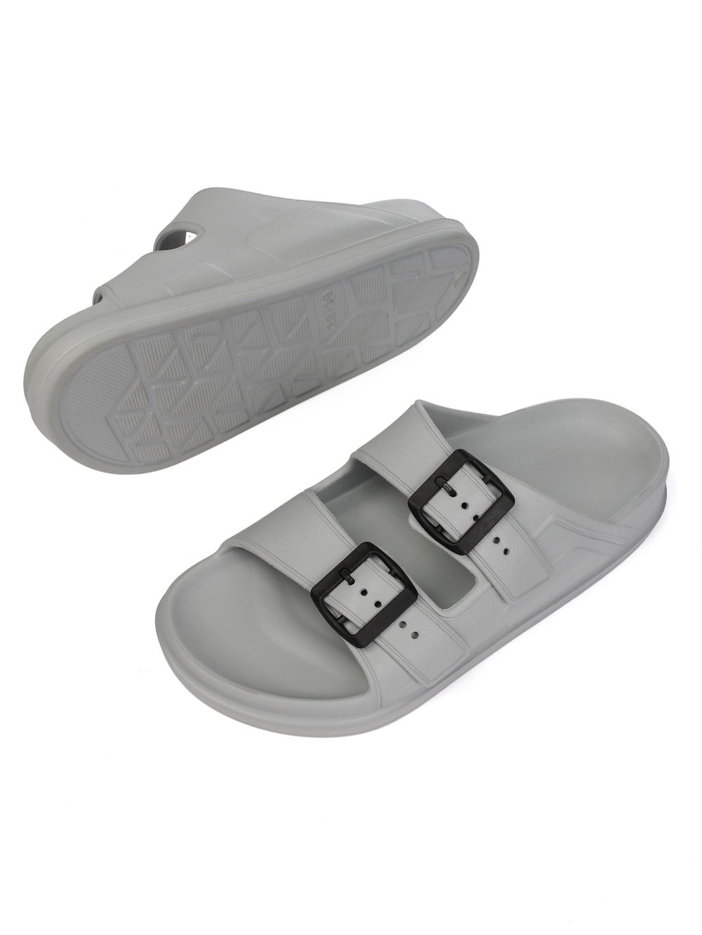 Сабо женские серые