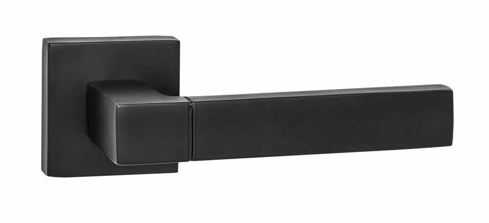 Ручка квадрат Пуэрто 521-03 B, цвет черный алюминий (гарантия - 8 лет)