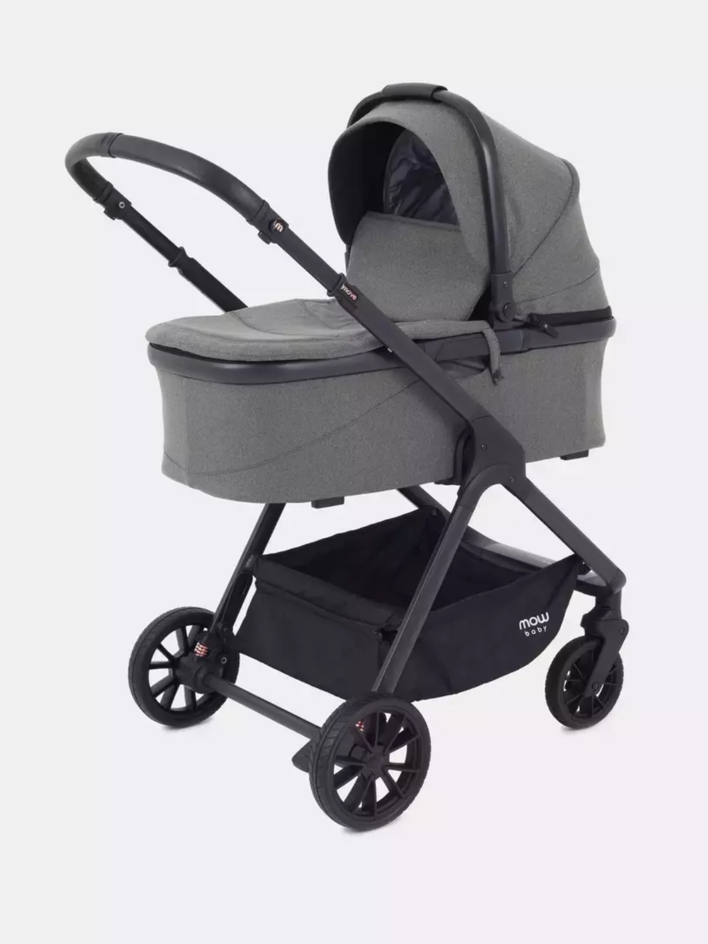 Коляска детская MOWBaby "MOVE" MB402 2в1 Grey (2023)