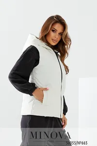 Жилет 665-молочный Minova