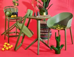 Стул пластиковый Sky Pro оливковый