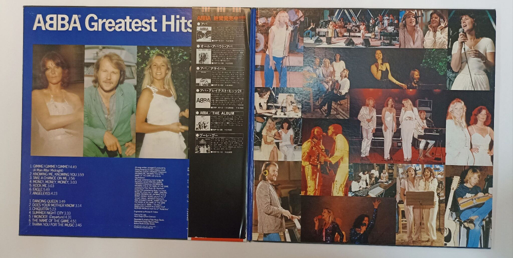 Винтажная виниловая пластинка LP ABBA Greatest Hits Vol. 2 (Japan 1979) (Obi)