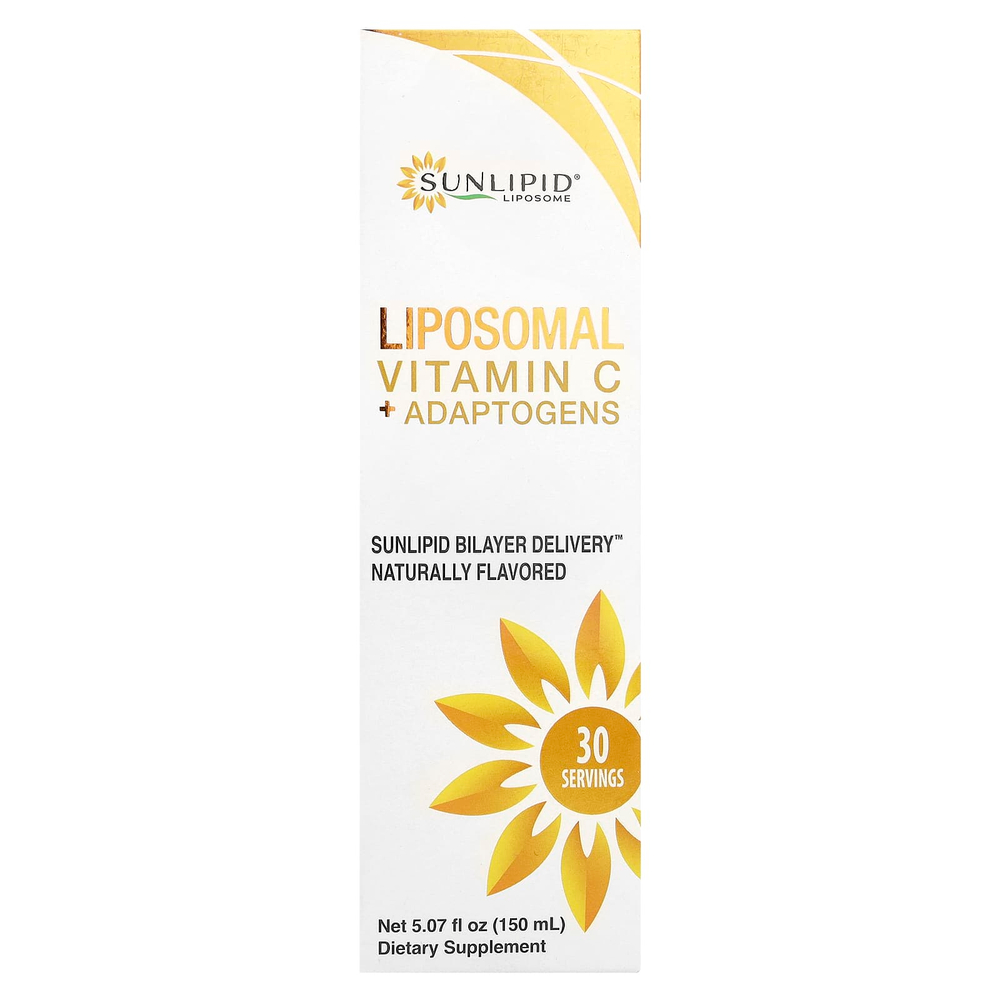 Sunlipid, липосомальный витамин C с адаптогенами, 150 мл (5,07 жидк. унции)