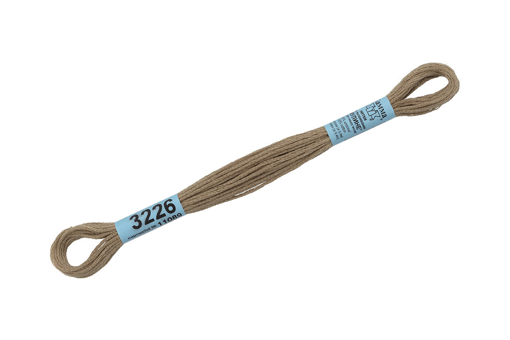 Мулине  "Gamma", 100% хлопок, 8 м, №3226