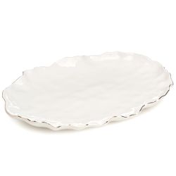 БЛЮДО ОВАЛЬНОЕ LEFARD "CHARM" 35,5*24*3 СМ (С ЗОЛОТОЙ ЛИНИЕЙ)