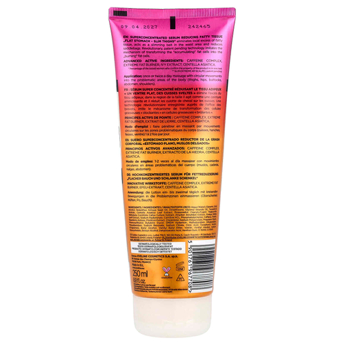 Eveline Cosmetics, Slim Extreme 4D Scalpel, суперконцентрированная сыворотка, уменьшающая жирность тканей, 250 мл (8,8 жидк. унц.)