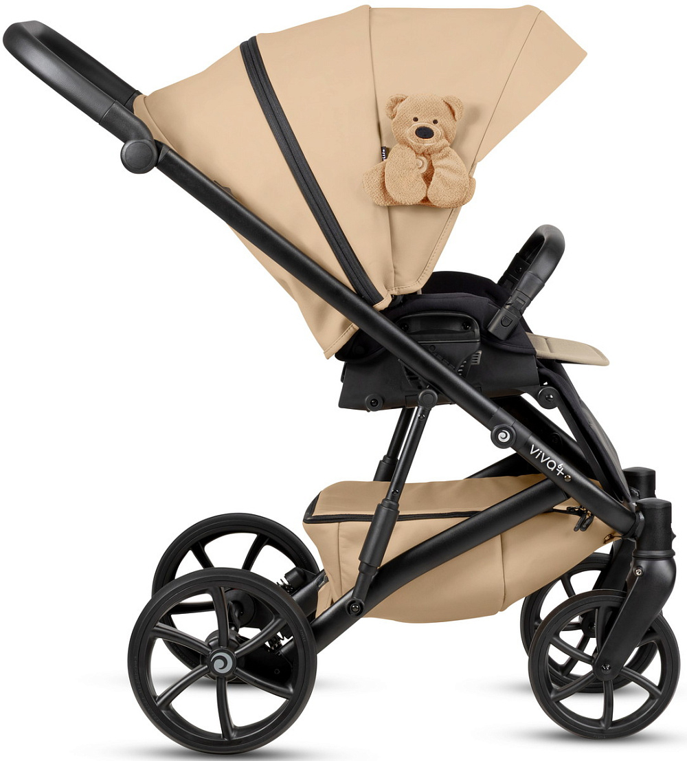Детская коляска Tutis Viva 6 Plus Teddy 2 в 1 1612111 Creamy