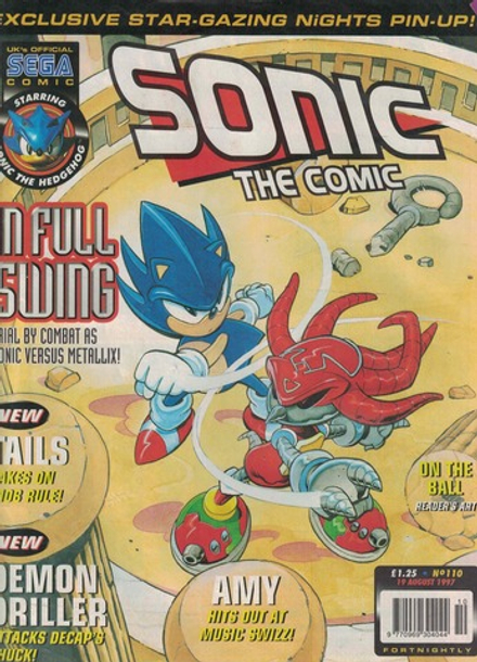 Комикс Sonic The Comic 1997 #110