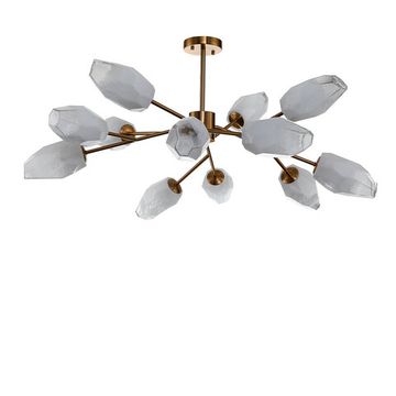 Люстра на штанге 12*G9 V000005 13003/12C Brass латунь Boccio Indigo