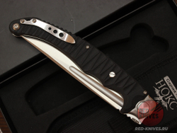 Складной нож полевой НОКС "Аватар" (шайбы) 334-100424 c клинком из стали D2, рукоять G10