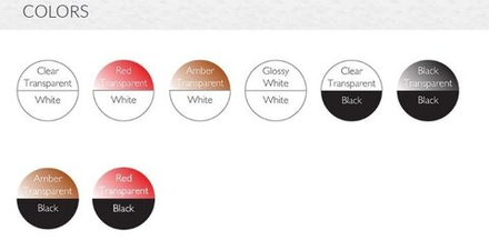 Стул пластиковый, Siesta Contract Moon, черный, янтарный