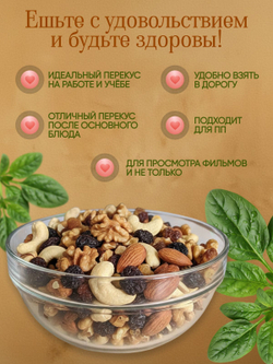Смесь орехов и изюма 120гр