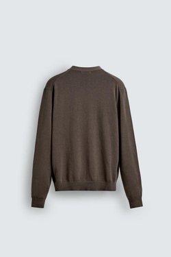 ZARA ЛЕГКИЙ КАРДИГАН, СЕРО-КОРИЧНЕВЫЙ