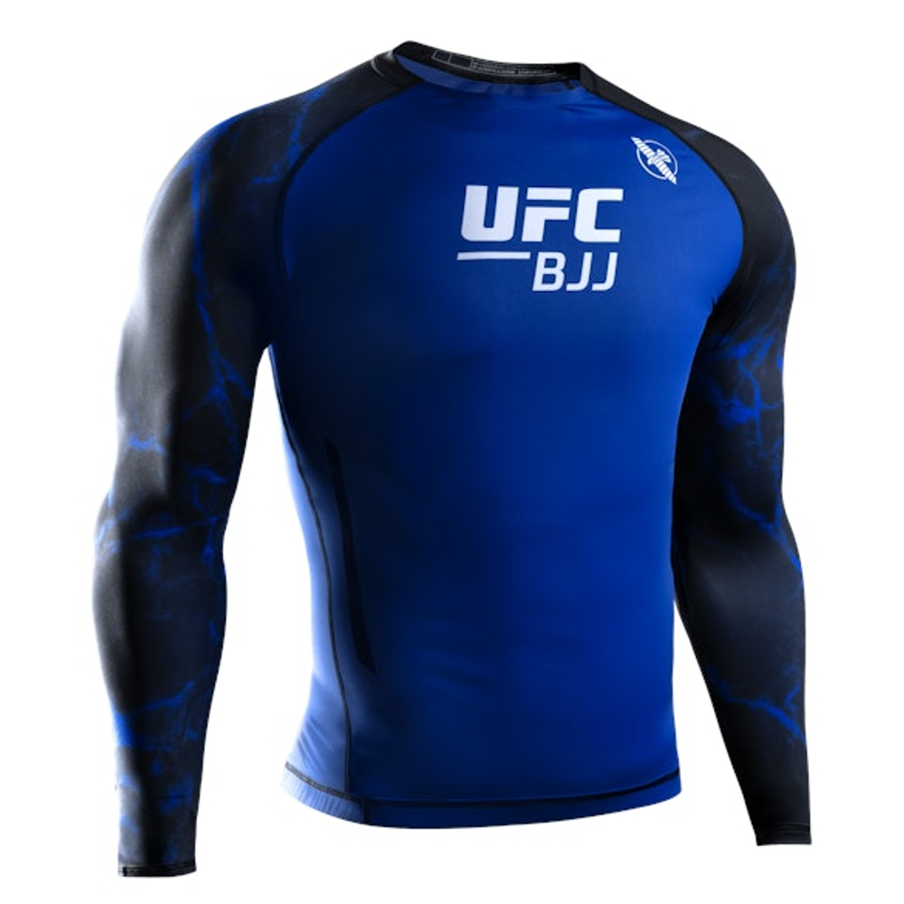 Рашгард Hayabusa UFC BJJ - Black/Blue