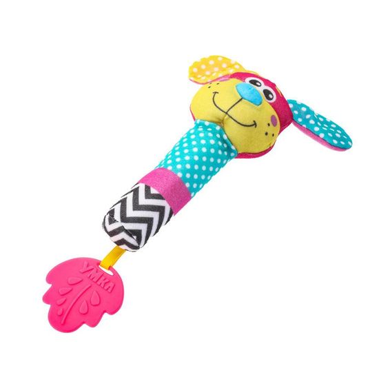 Тактильная погремушка - пищалка «Собачка» Умка