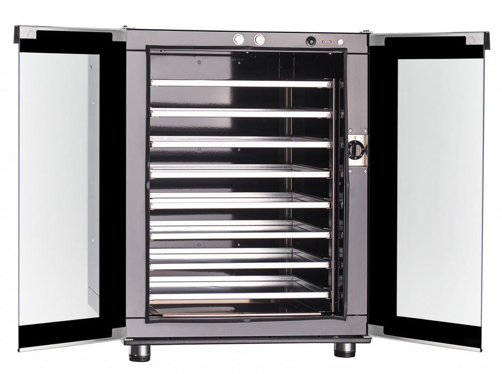 21000009922 Абат Шкаф расстоечный ШРТ-8-01Э (8 уровней 460х330/435х320 мм, под конвекц.печи КПП и ПКЭ, камера-эмаль, без противней) корпус эмалир.