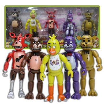 Набор фигурок аниматроники ФНАФ, FNAF, Пять ночей с Фредди, 5 шт