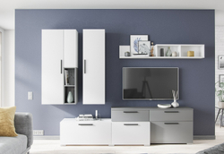 Полка навесная Альберо, белый