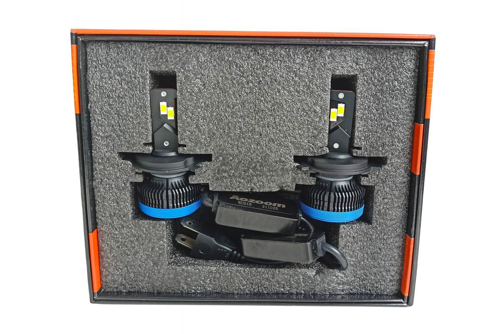 Светодиодные автомобильные LED лампы Aozoom P5 H4 6000K 12V