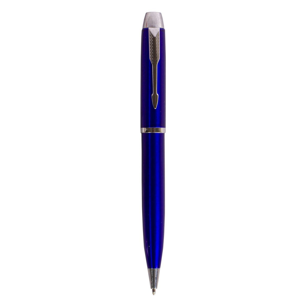 Ручка шариковая Alingar, синяя, 1,0мм, корпус ассорти, поворотный механизм