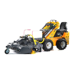 ML-02 Pro Щетка бункерная с системой орошения ширина 110см, объём 100л, выгрузка гидравлическая, диаметр 400мм