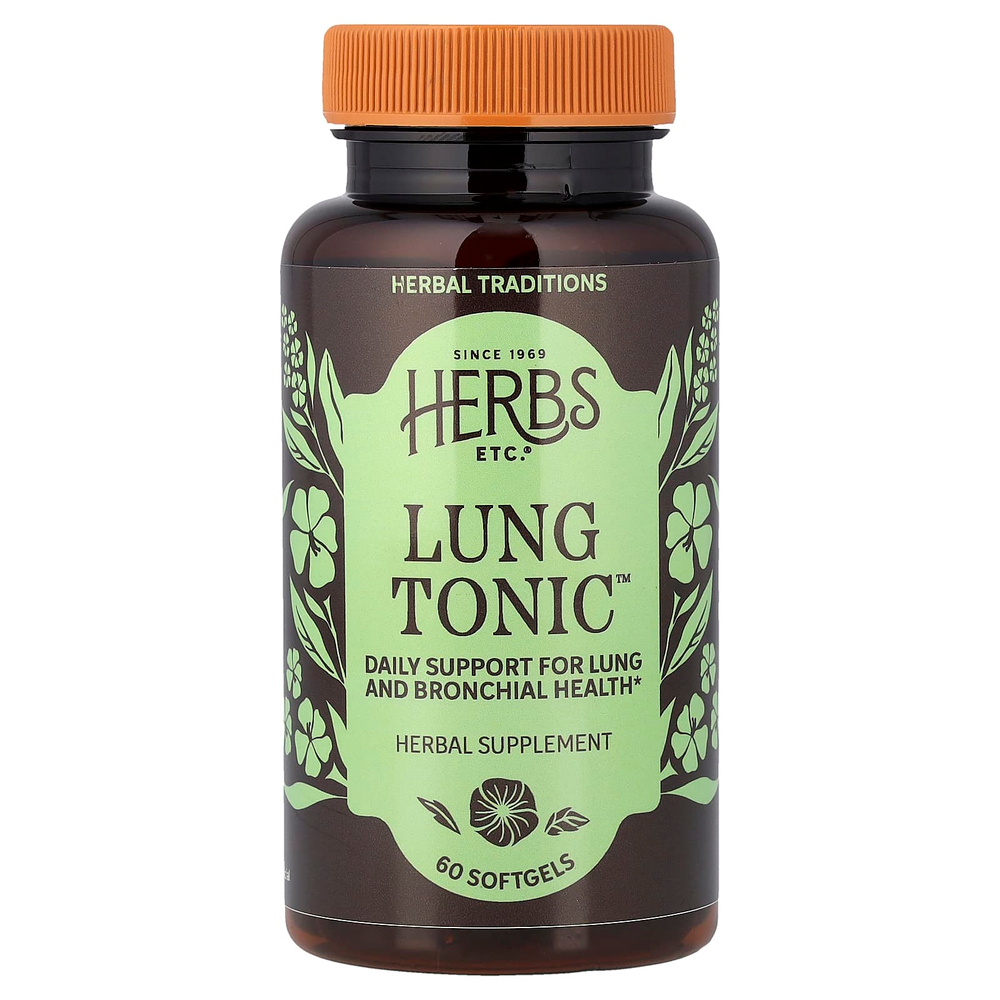 Herbs Etc., Lung Tonic™, 60 капсул