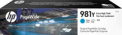 HP 981Y Подлинный Голубой L0R13A